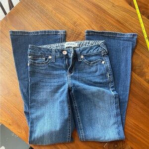 ARIAT Girls' R.E.A.L. Vicky Stretch Fit Flare Jeans. Size 14.
